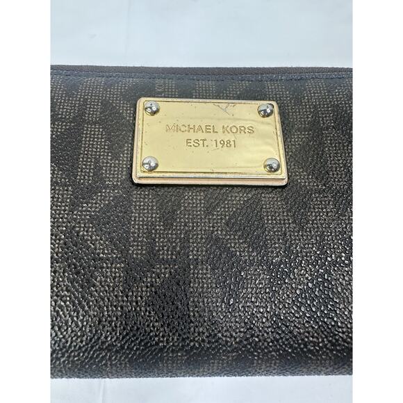 Michael Kors Wallet - Logo Brown - Picture 2 of 7